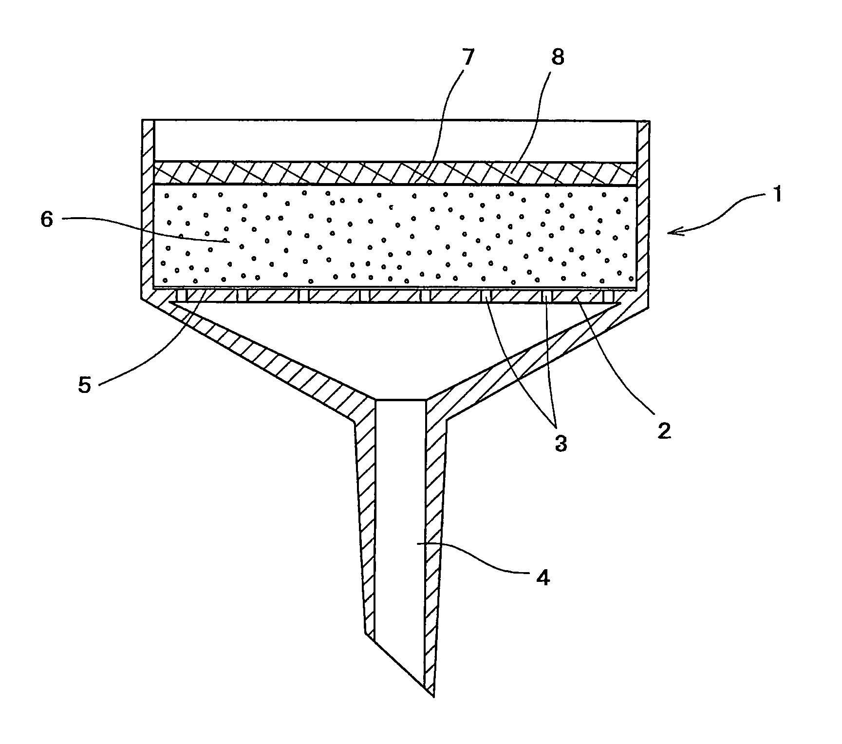 Analytical sample drying method and drying apparatus