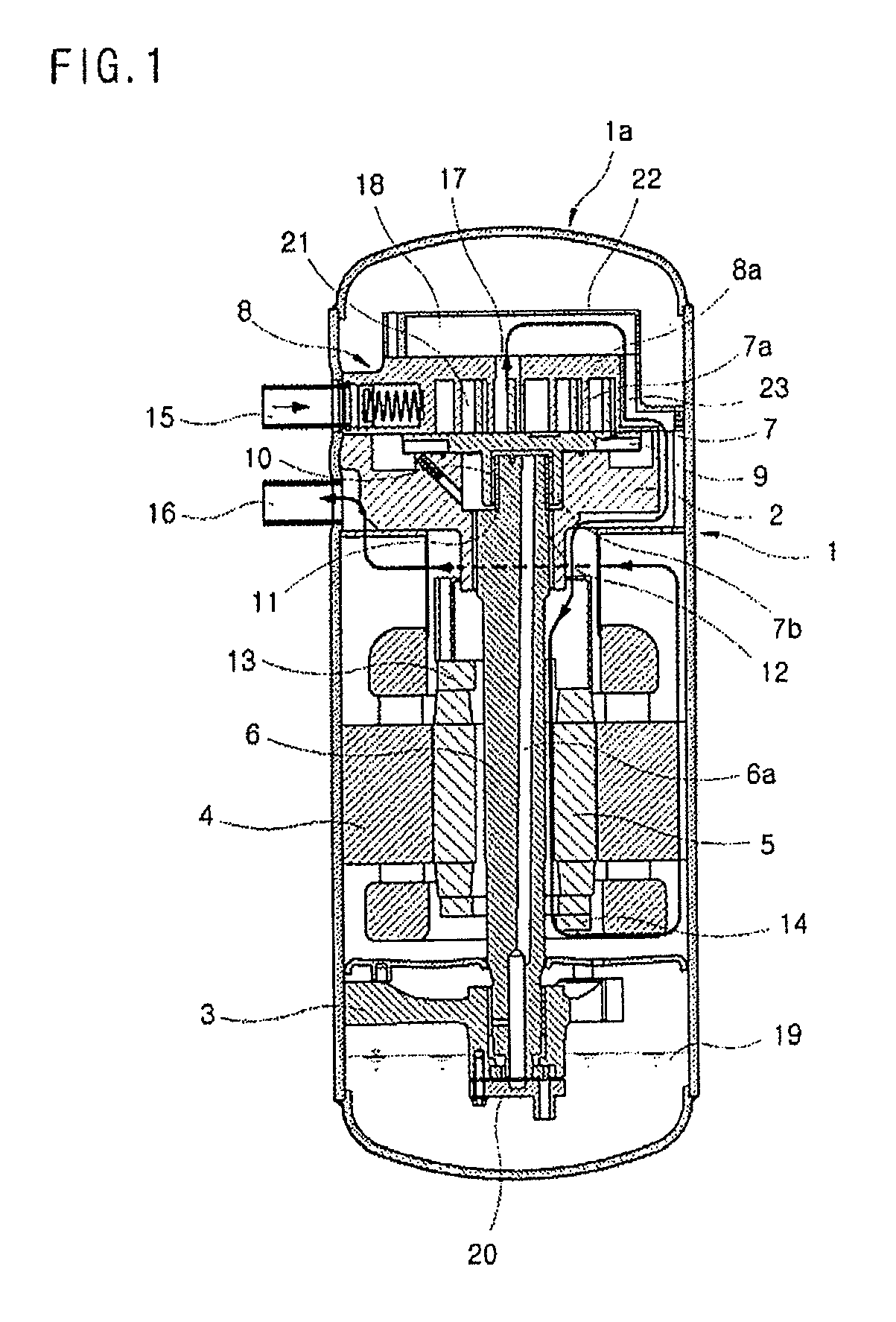 Muffler of scroll compressor