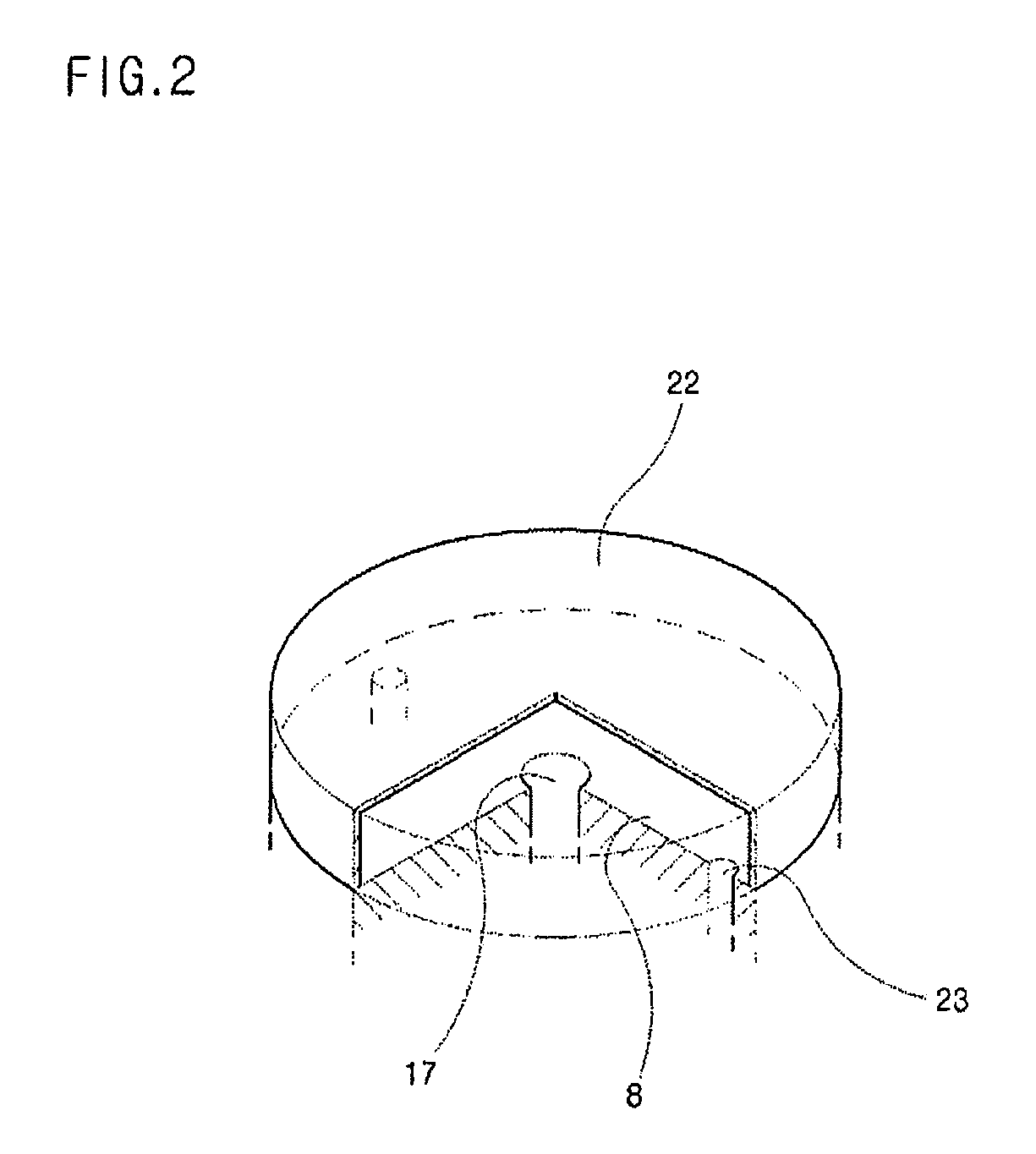 Muffler of scroll compressor