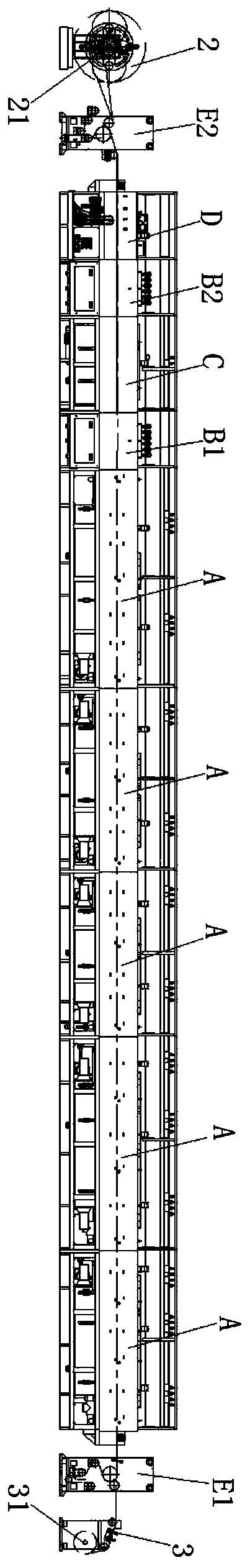 Flattening roller, conveying mechanism and treatment device