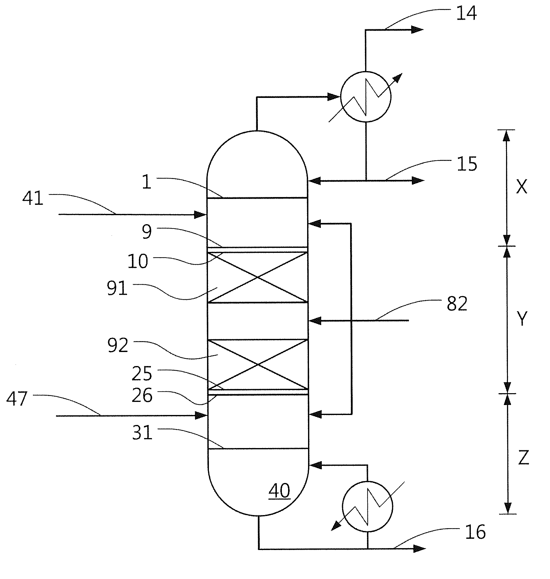 Method for coproducing isobutene and MTBE from tert-butanol mixture in a catalytic distillation column