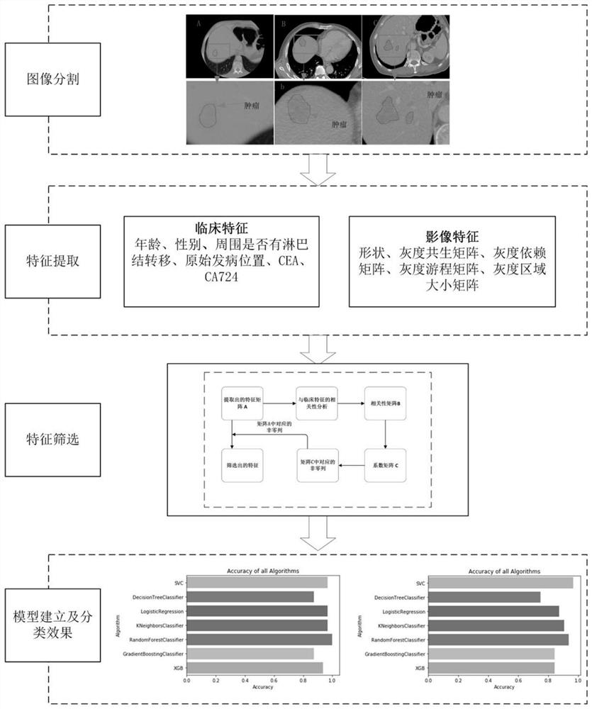 Radiomics feature screening method based on CC-attention mechanism