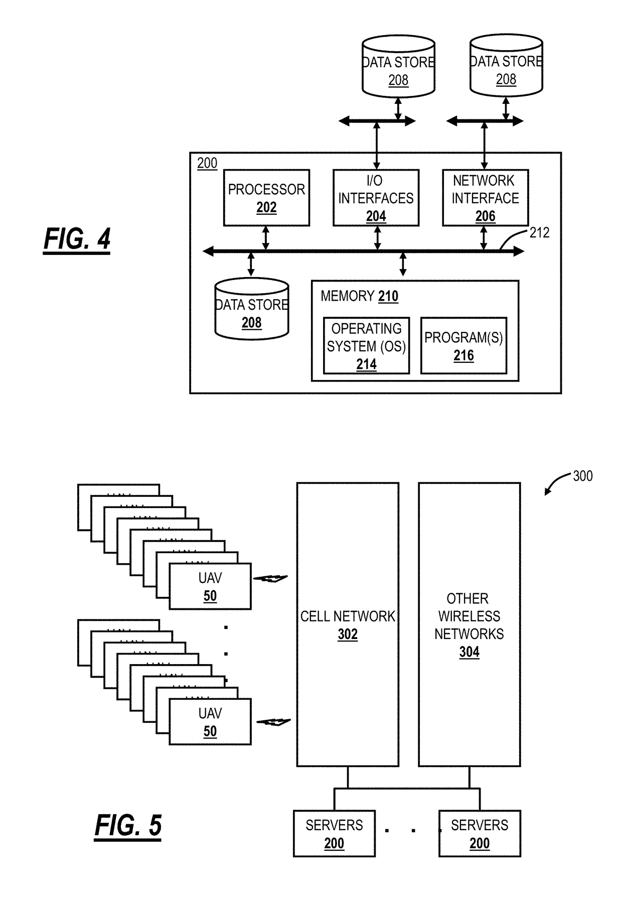 Drone Air Traffic Control over wireless networks for package pickup and delivery