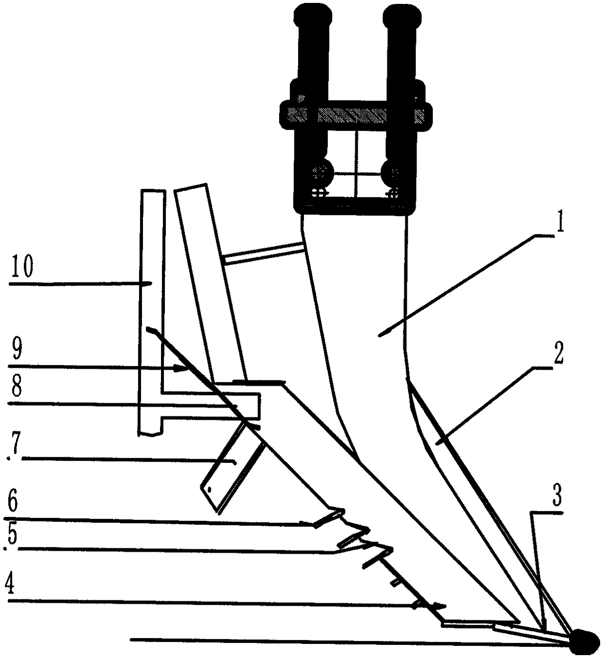 An adjustable full-layer fertilization device