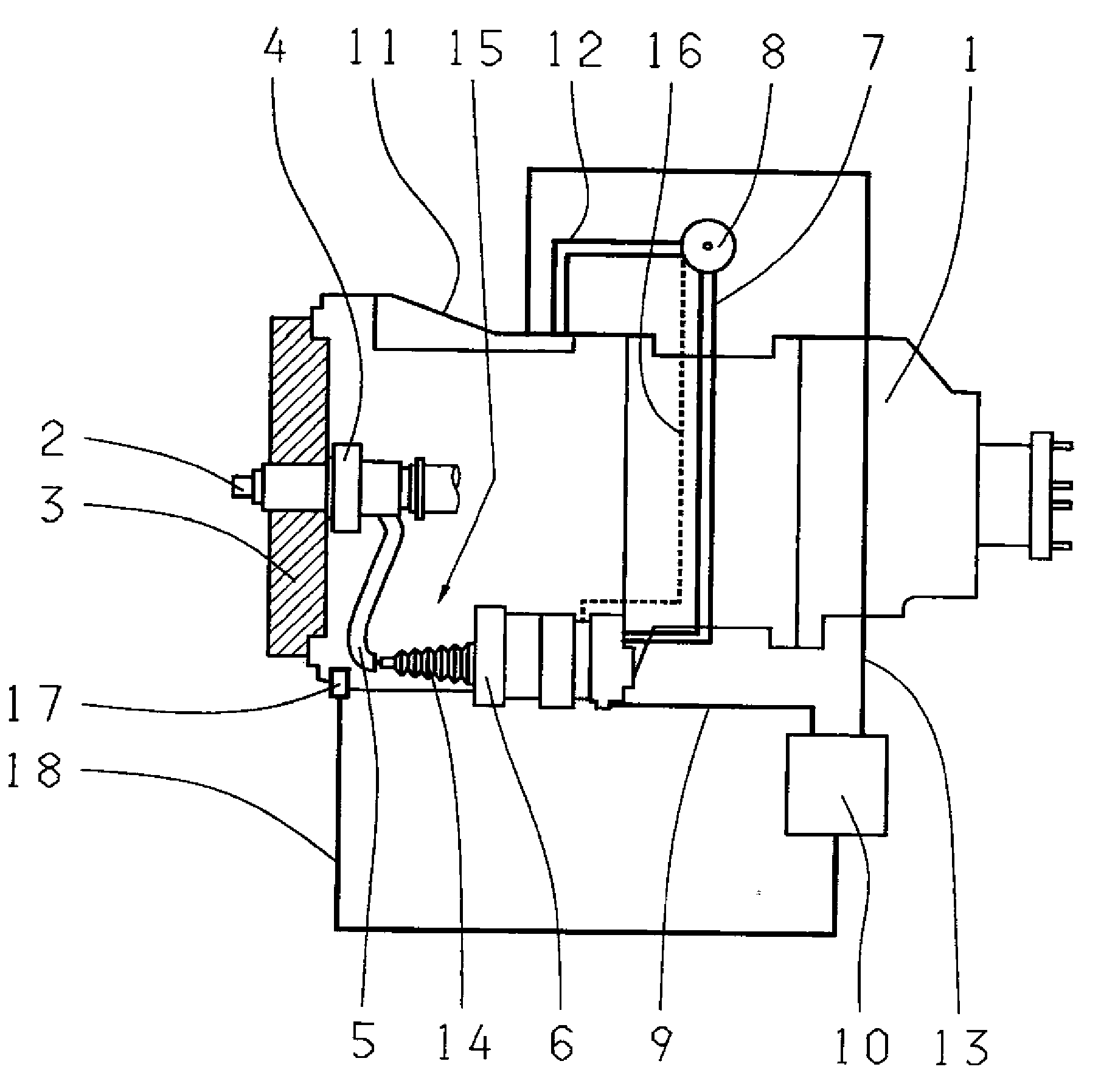 Clutch actuator and method for actuating a clutch