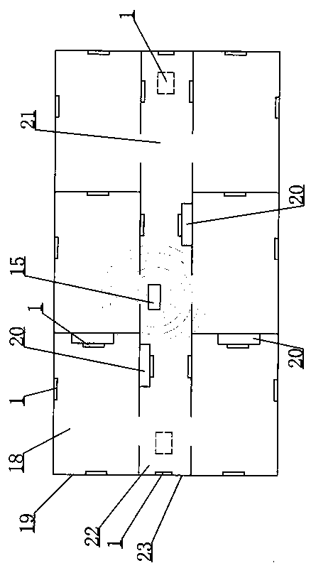 Individual safety locating and guiding operating system and application method thereof