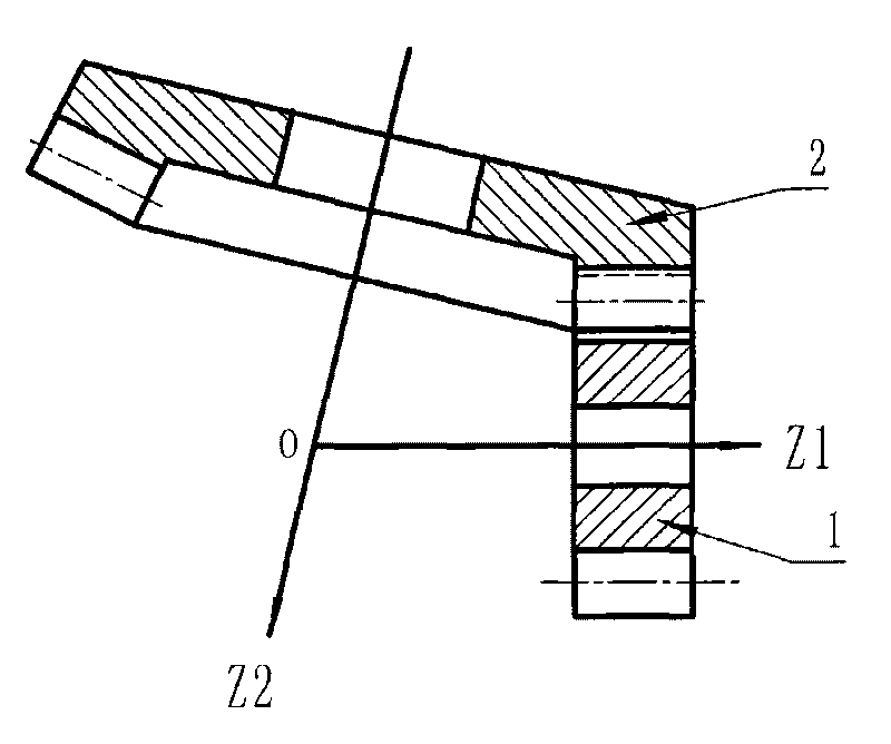 Method and device for measuring errors of face gear by scanning single-face meshed rolling points