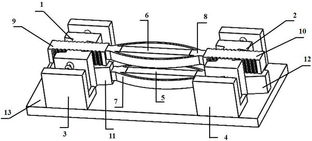 Stepper actuator driven by double piezoelectric stack and its actuation method using wedge-shaped locking mechanism