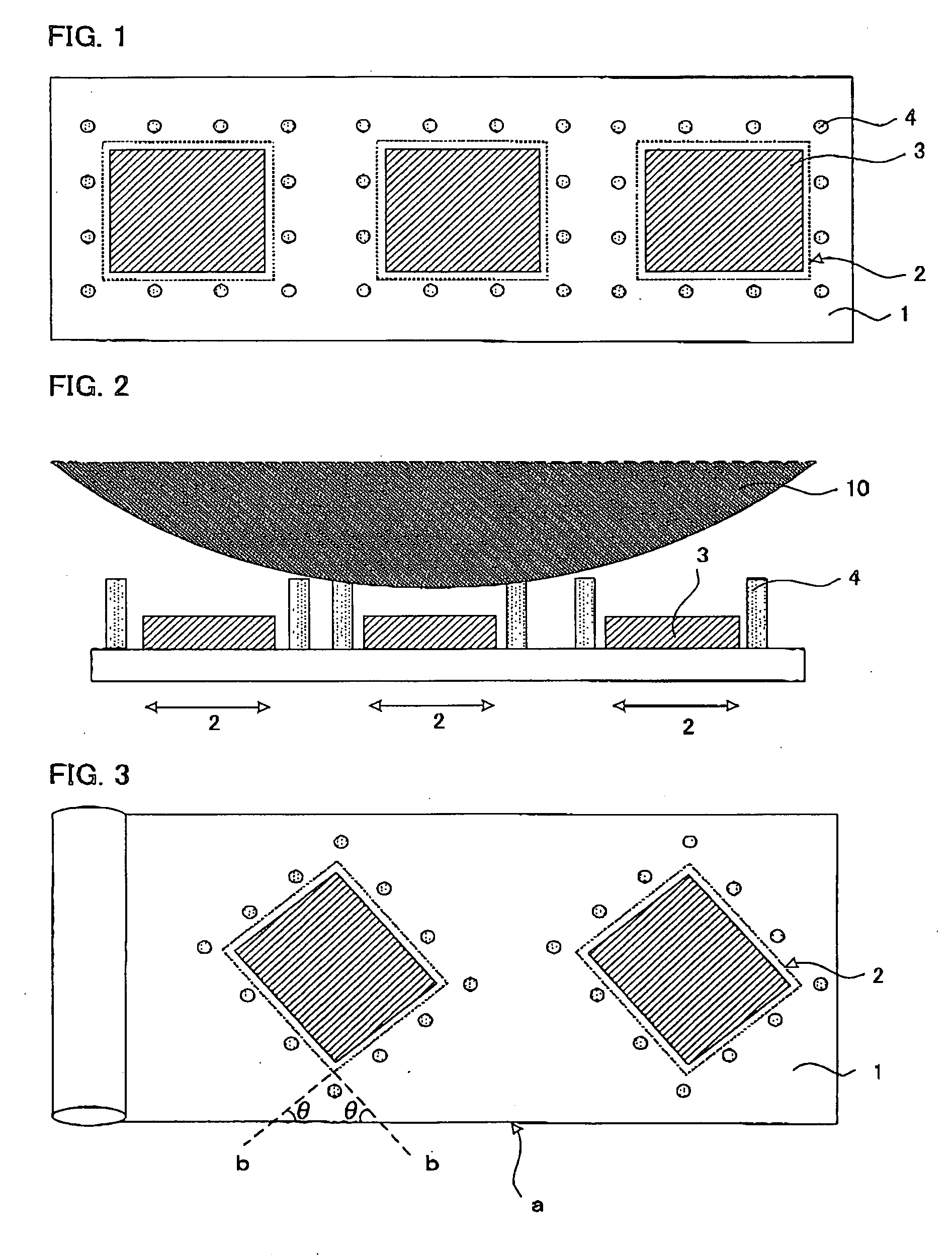 Multi-face substrate for color filter and method for producing the same