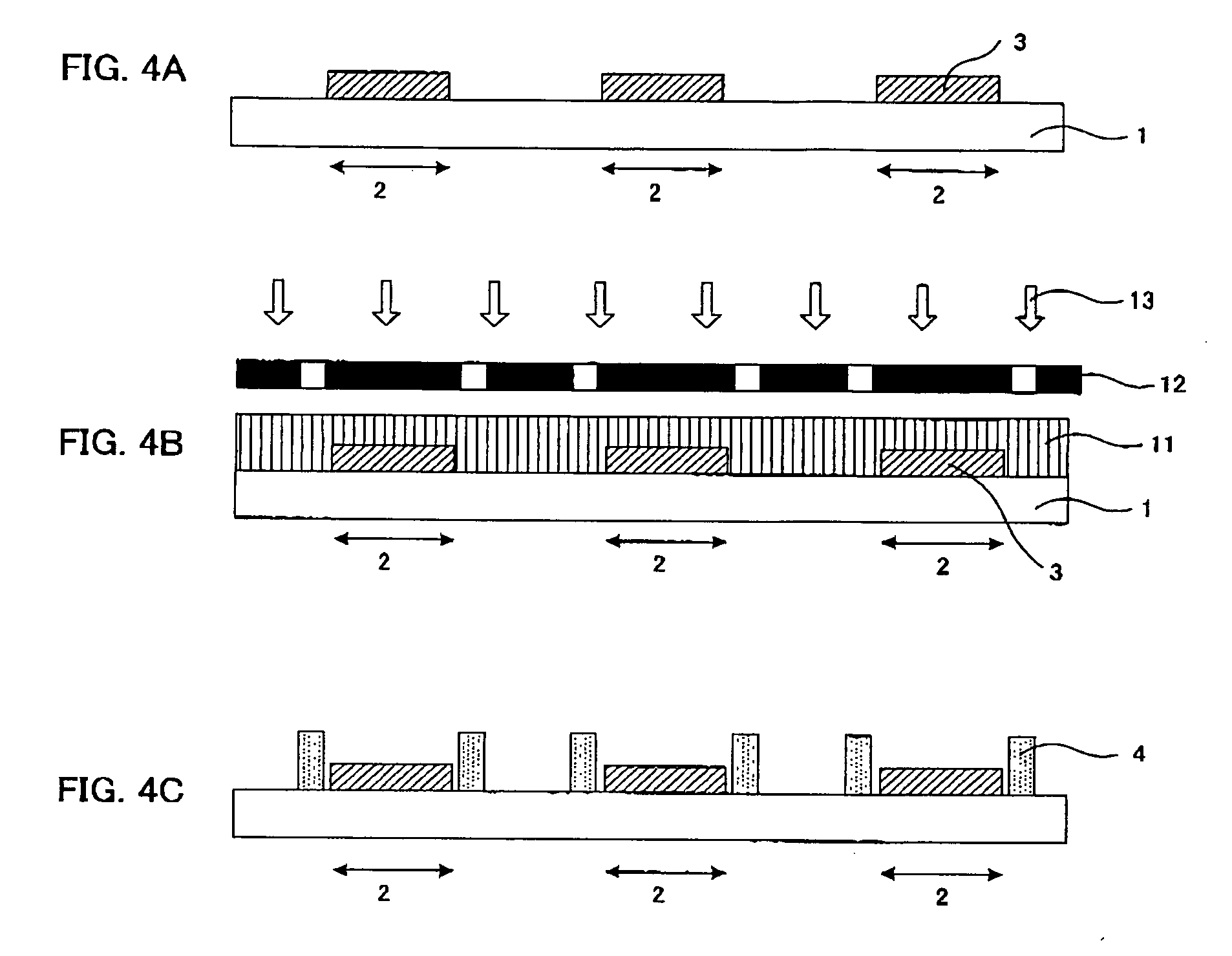 Multi-face substrate for color filter and method for producing the same