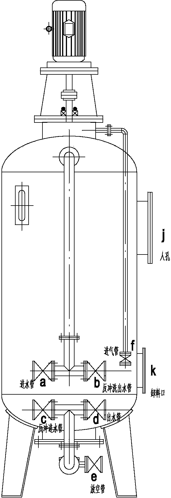 Automatic vortex-type filtering device