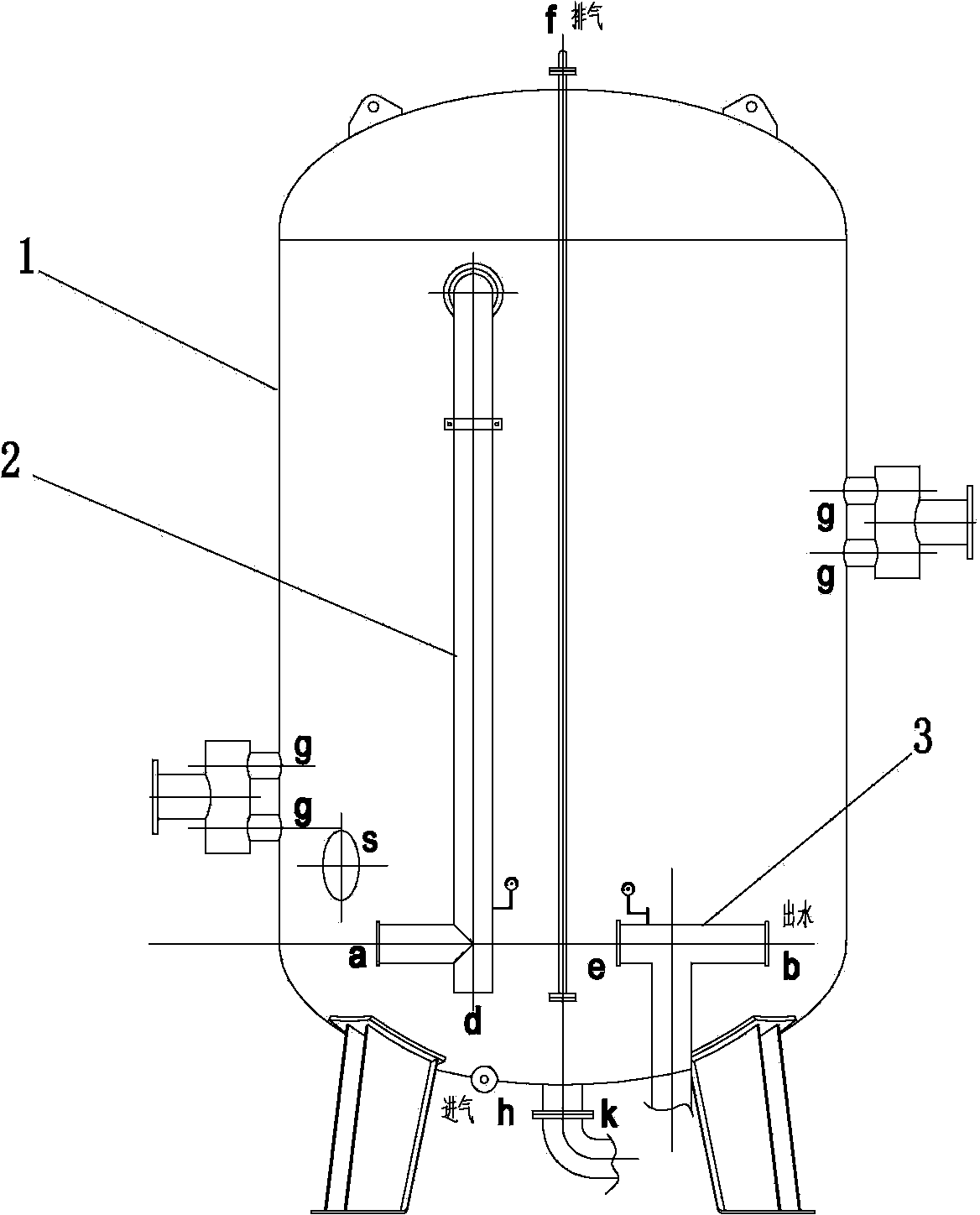 Automatic vortex-type filtering device