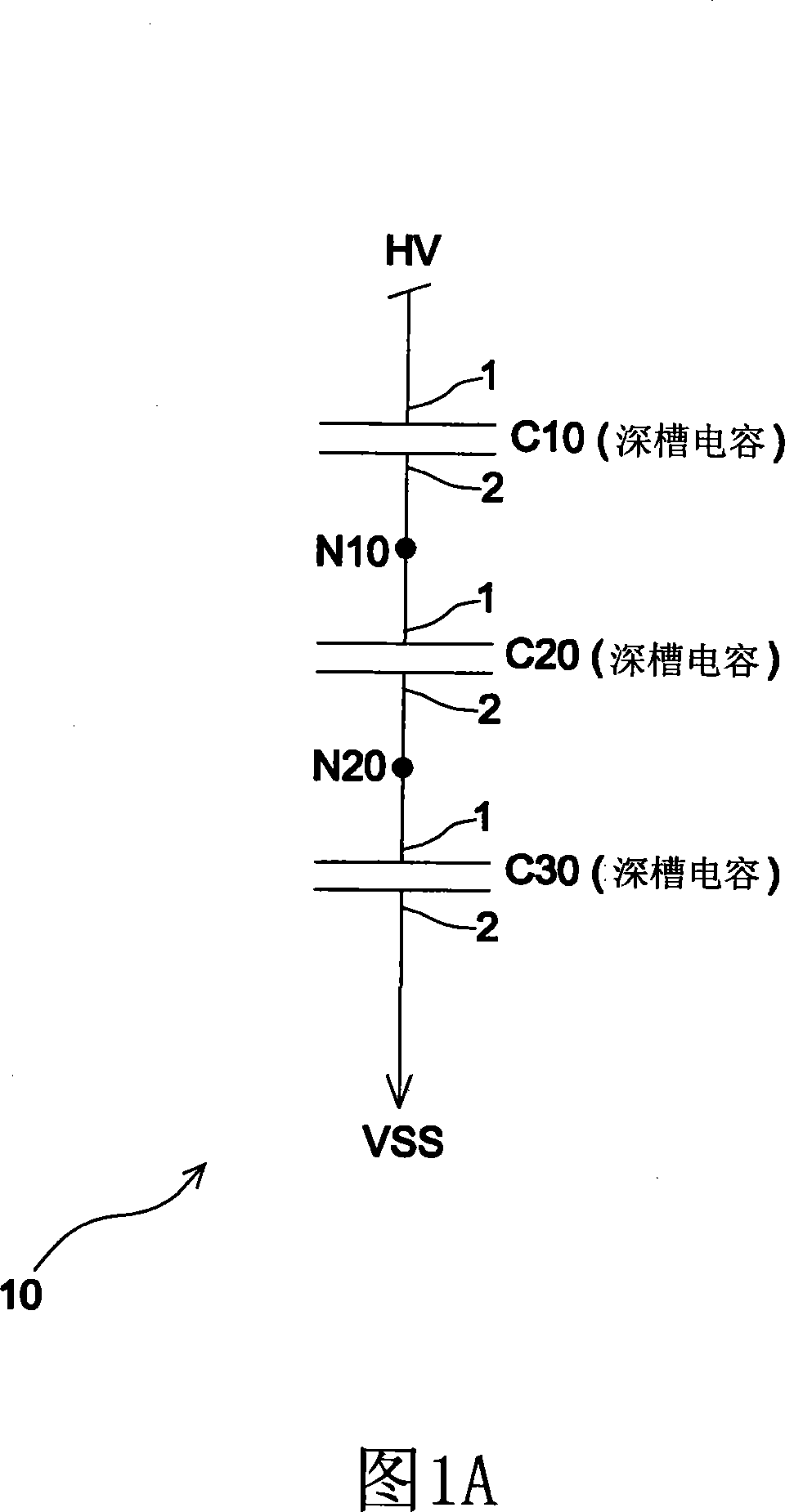 De-coupling capacitance circuit