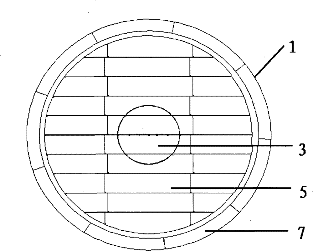 Method for mounting bottom plates and cylinder of steel lining of nuclear power plant