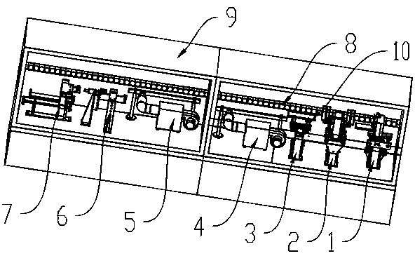 A kind of plate automatic trimming machine