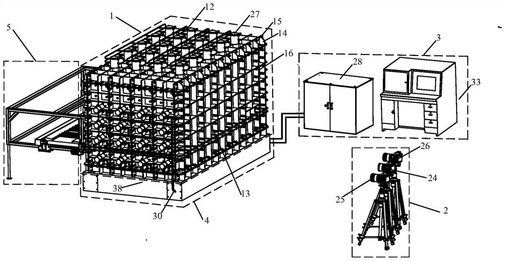 Multi-field coupled mine intelligent mining model test system