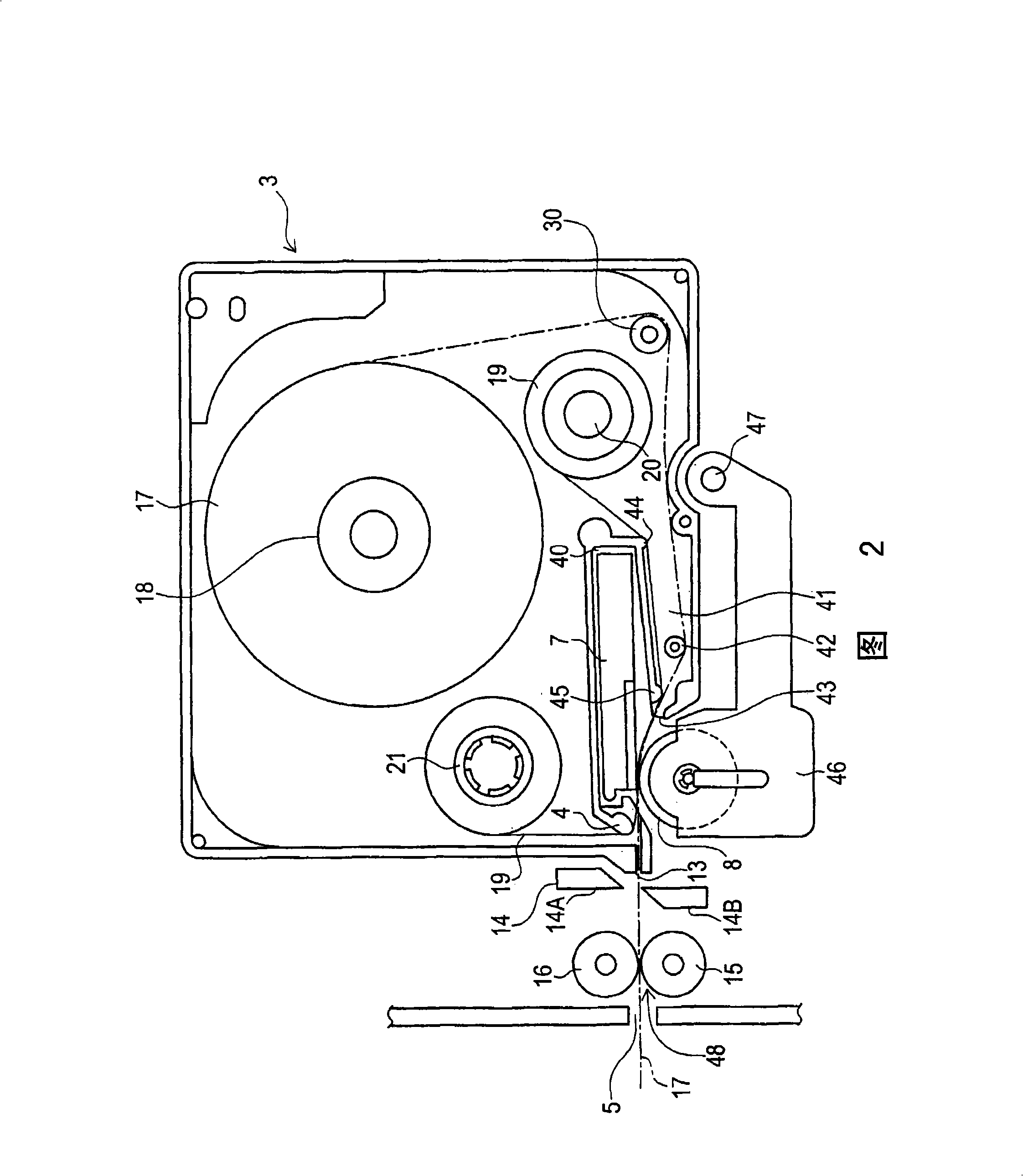 Tape cassette and tape printing system