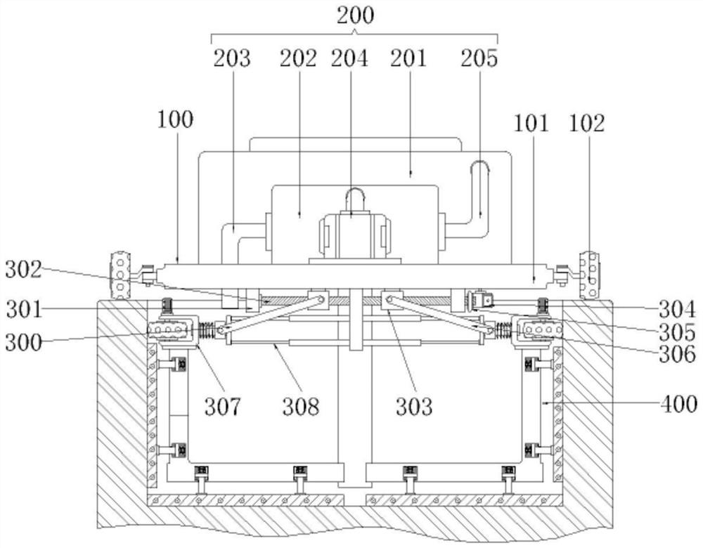 U-shaped irrigation ditch sludge removal equipment for irrigation and water conservancy