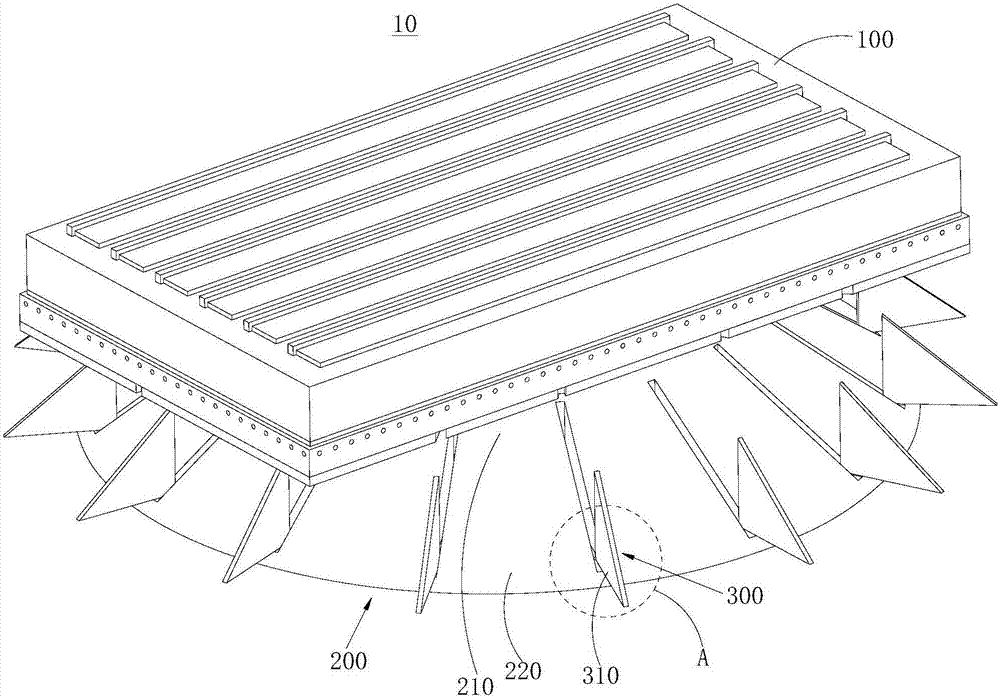 Storage type heat dissipation assembly