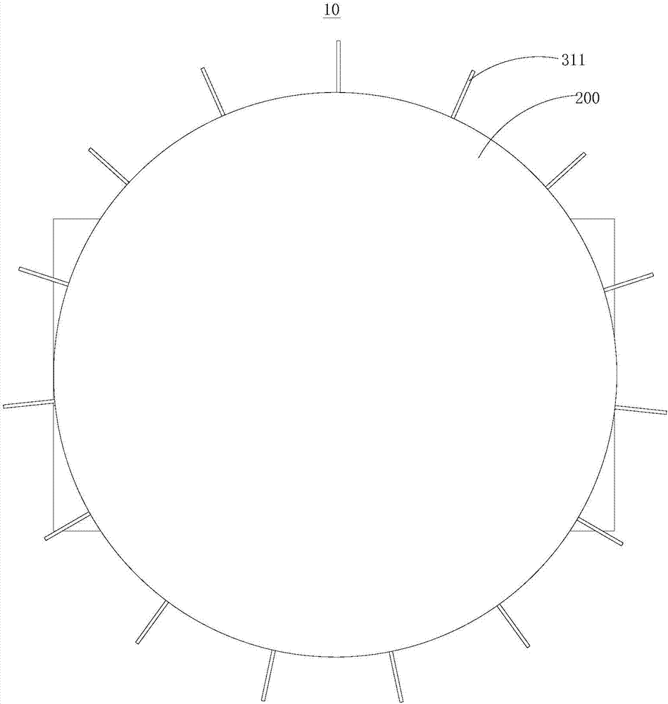 Storage type heat dissipation assembly