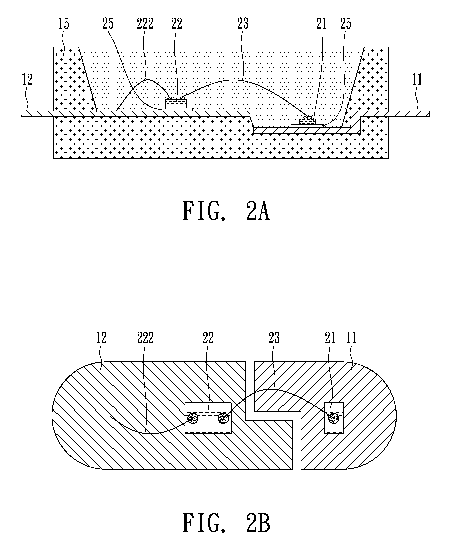 Package structure of light emitting diode for backlight