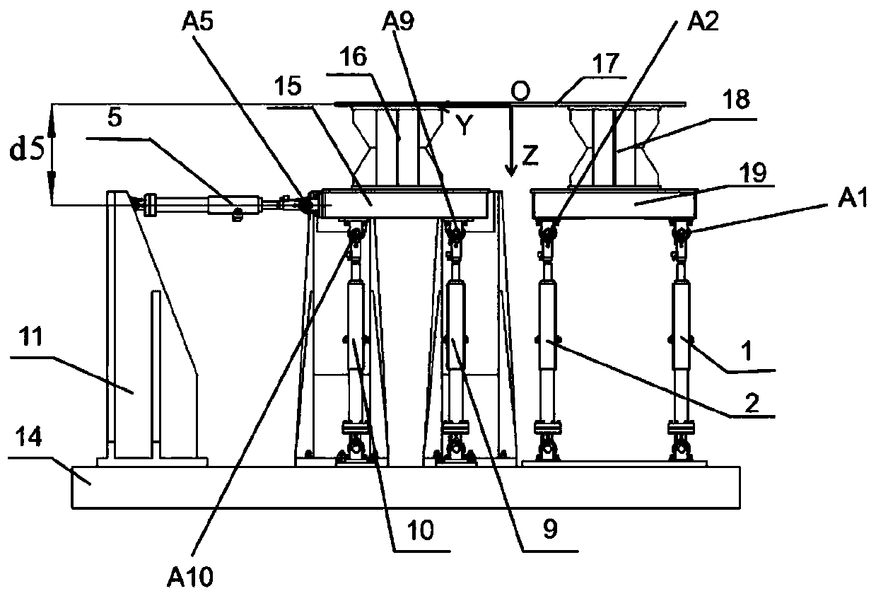 Disturbing force compensation method of six-degree-of-freedom double-electro-hydraulic shaking table array simulation system