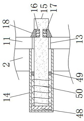 Stainless steel draught fan convenient to disassemble