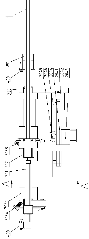 One-sided clamping pineapple picking device and application method thereof