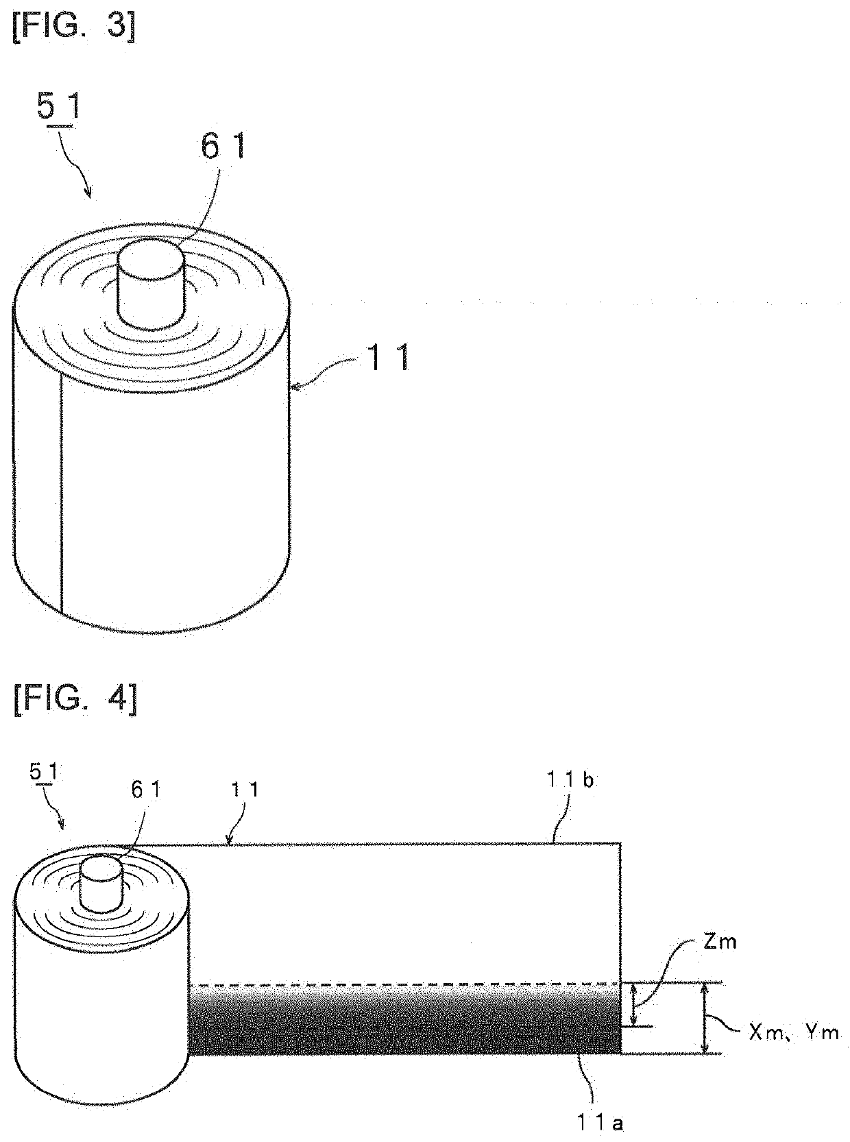 Laminated glass set and laminated glass structure