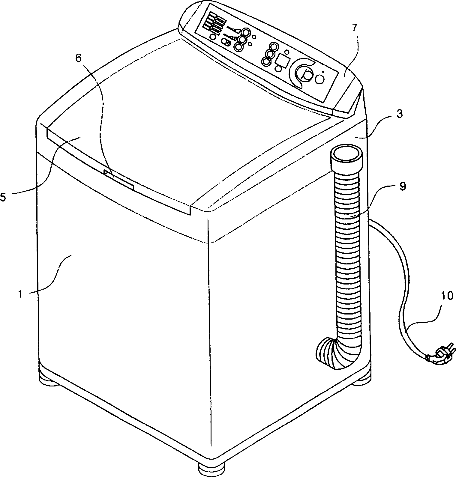 Assemble body of wicket in washing machine