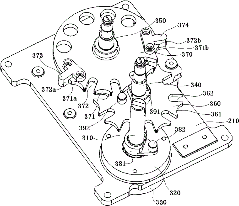 A manual drive mechanism of off-excitation tap changer