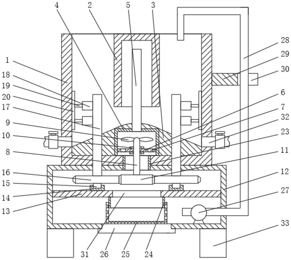 High-efficiency low-energy-consumption sedimentation tank cleaning device for sewage treatment