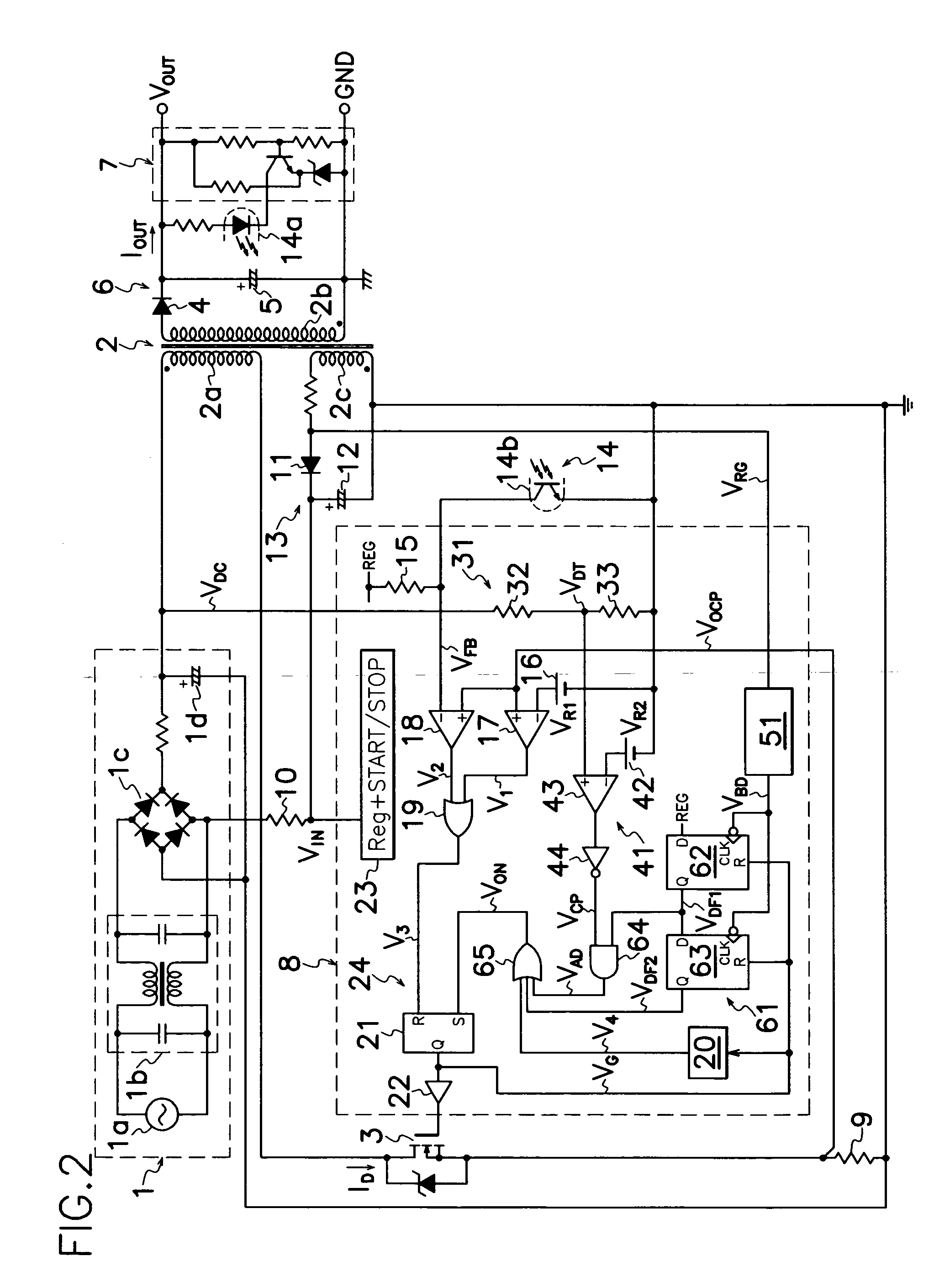 Switching power source