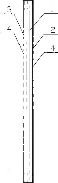 Outdoor bamboo floor and a method for manufacturing same