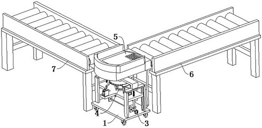 Auxiliary device and method for steering an object