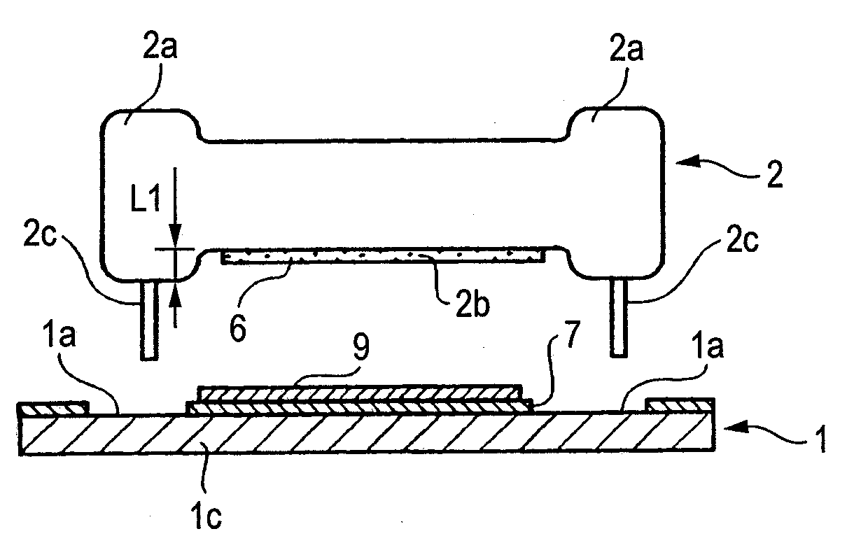 Component fixing method