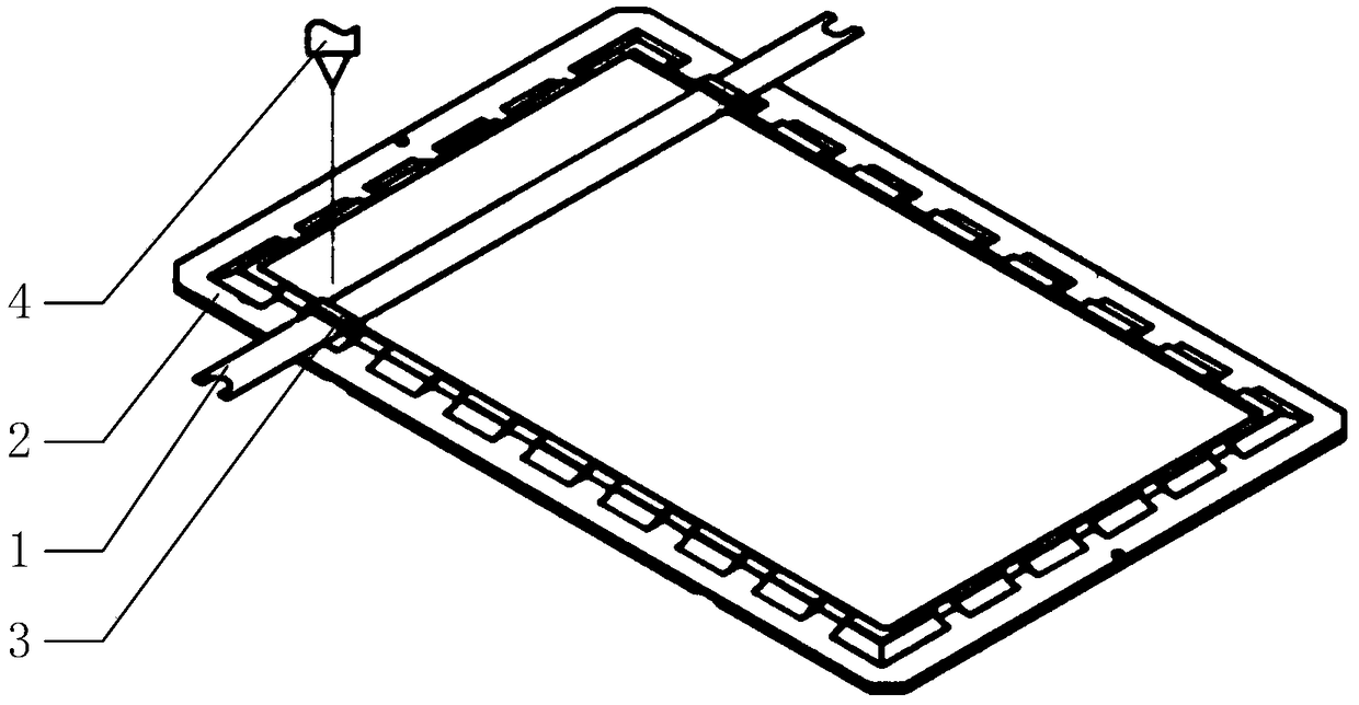 Mask plate pressing device, mask plate installing device and mask plate assembling equipment