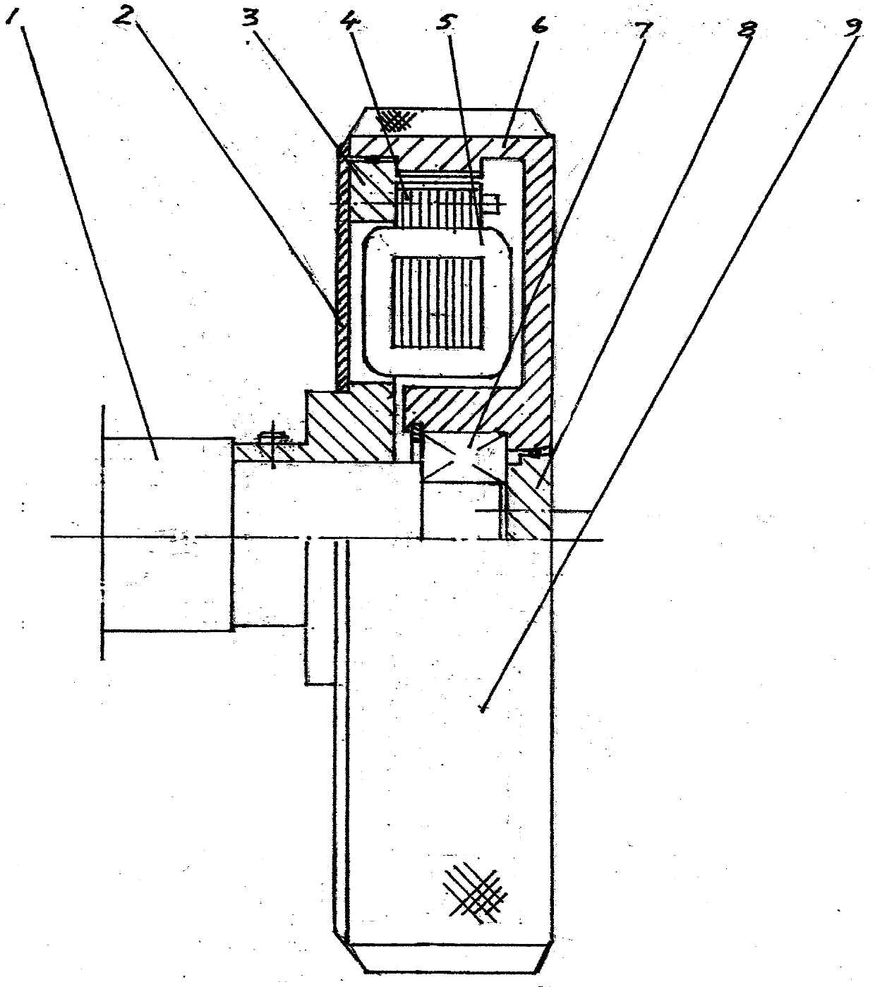 Numerical control stepping rotating wheel