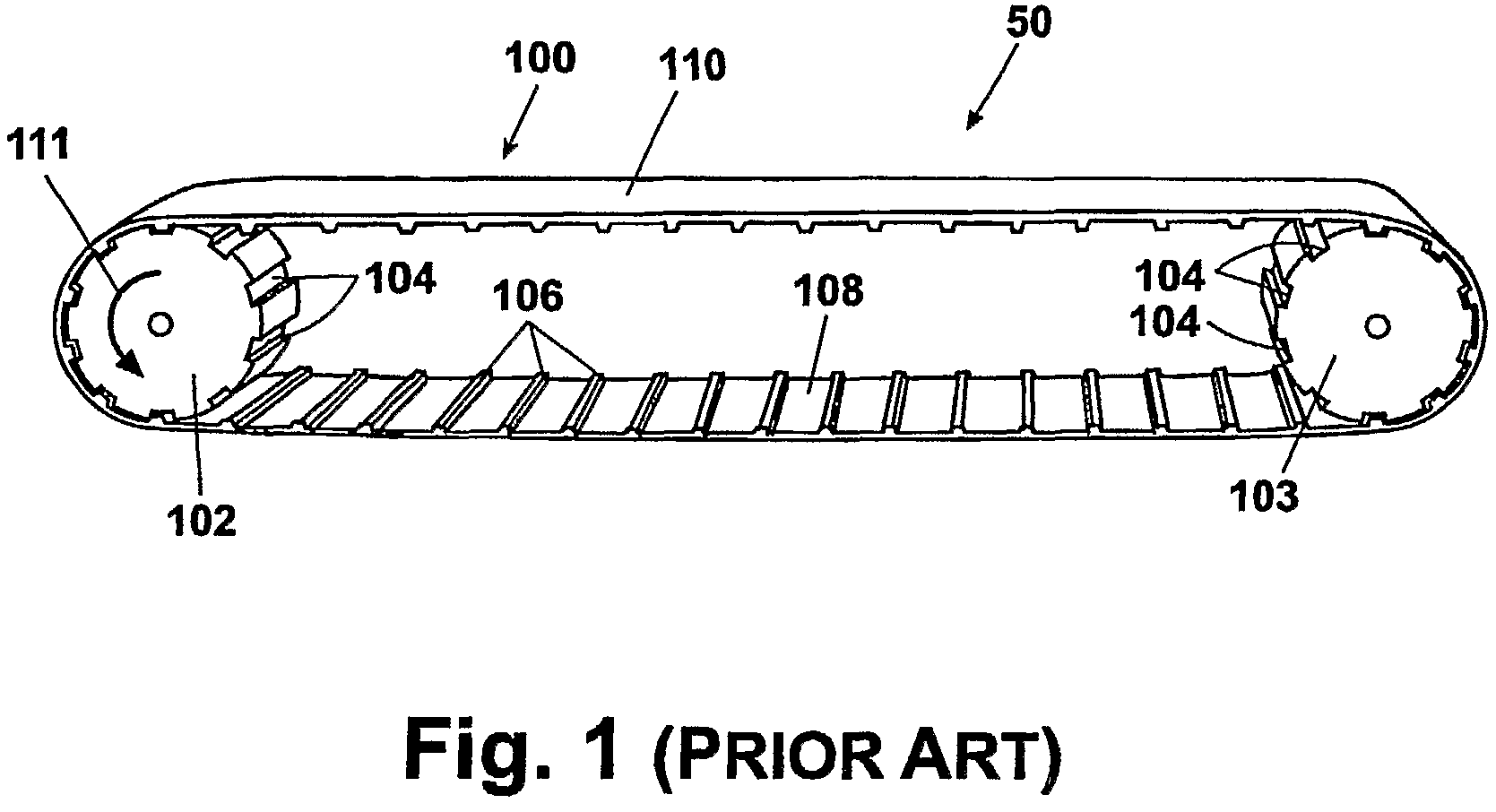 Low friction, direct drive conveyor belt