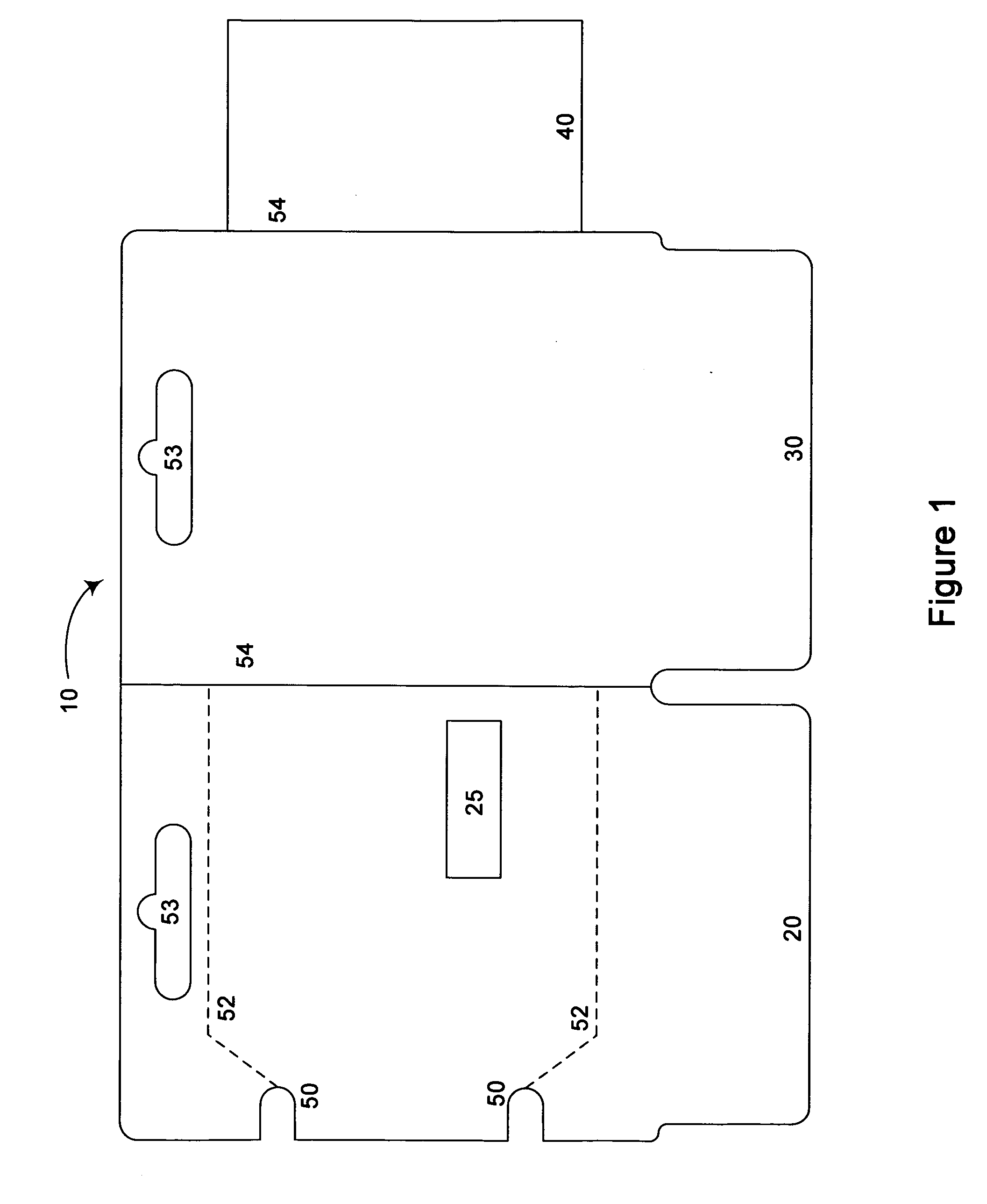 Foldable data card assembly and method