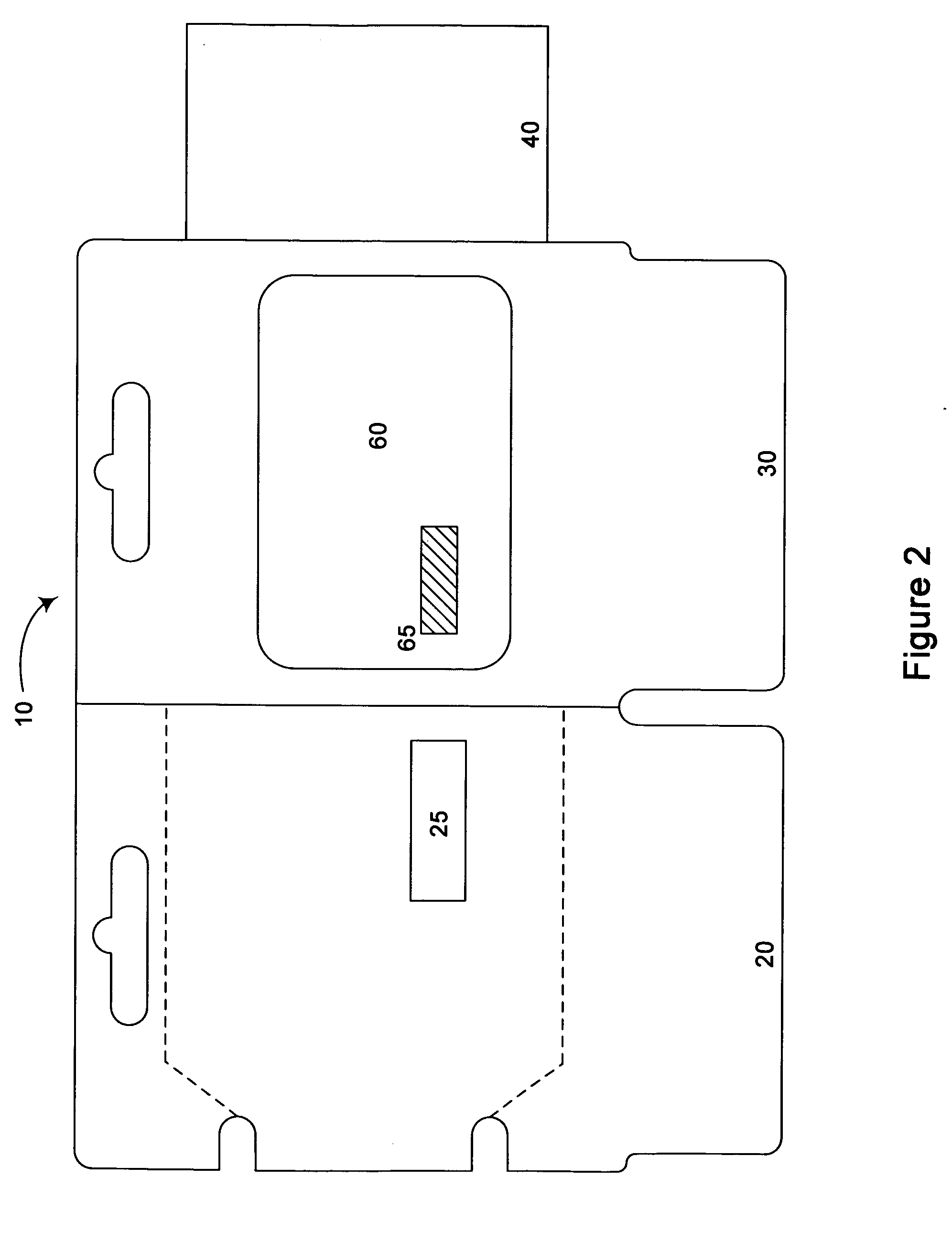 Foldable data card assembly and method