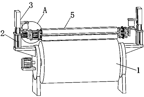 Film surface substance treatment device for film winding
