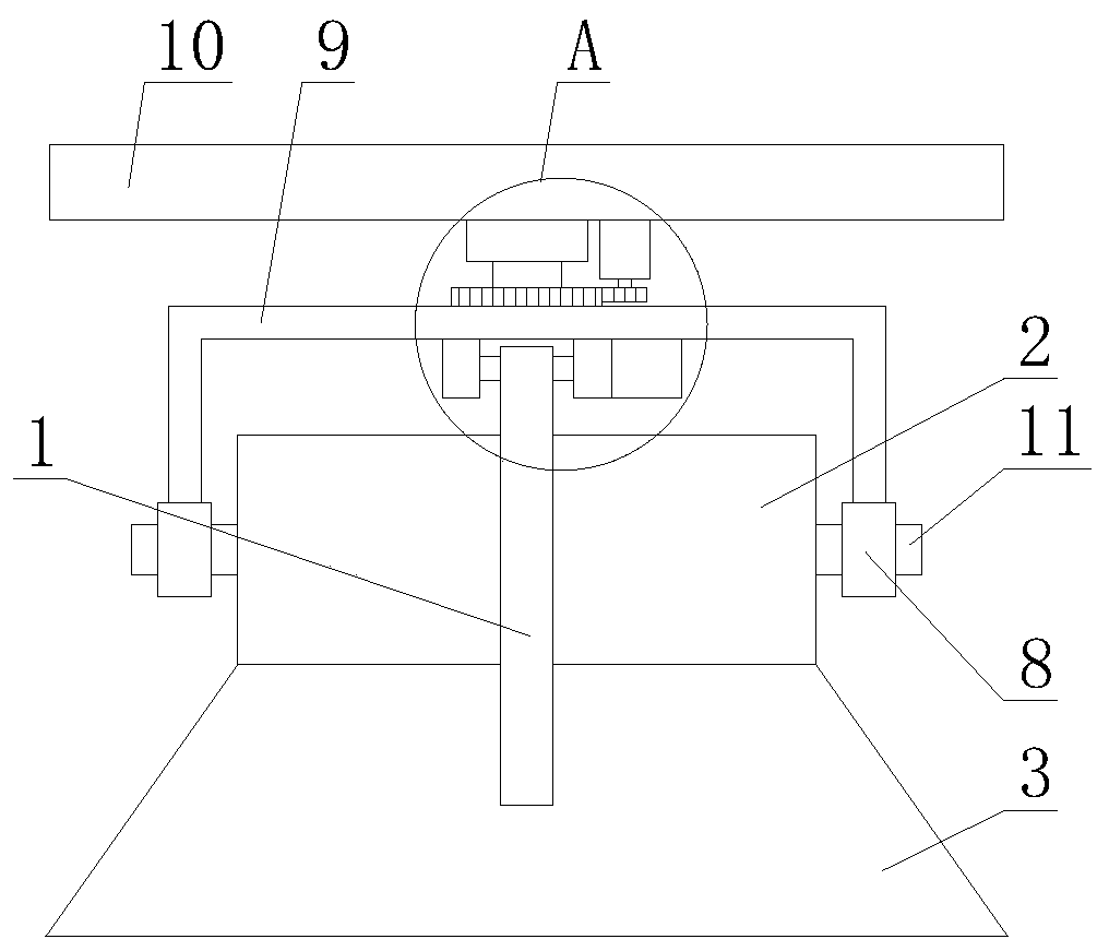 Mining lamp with angle adjusting function and good lighting effect