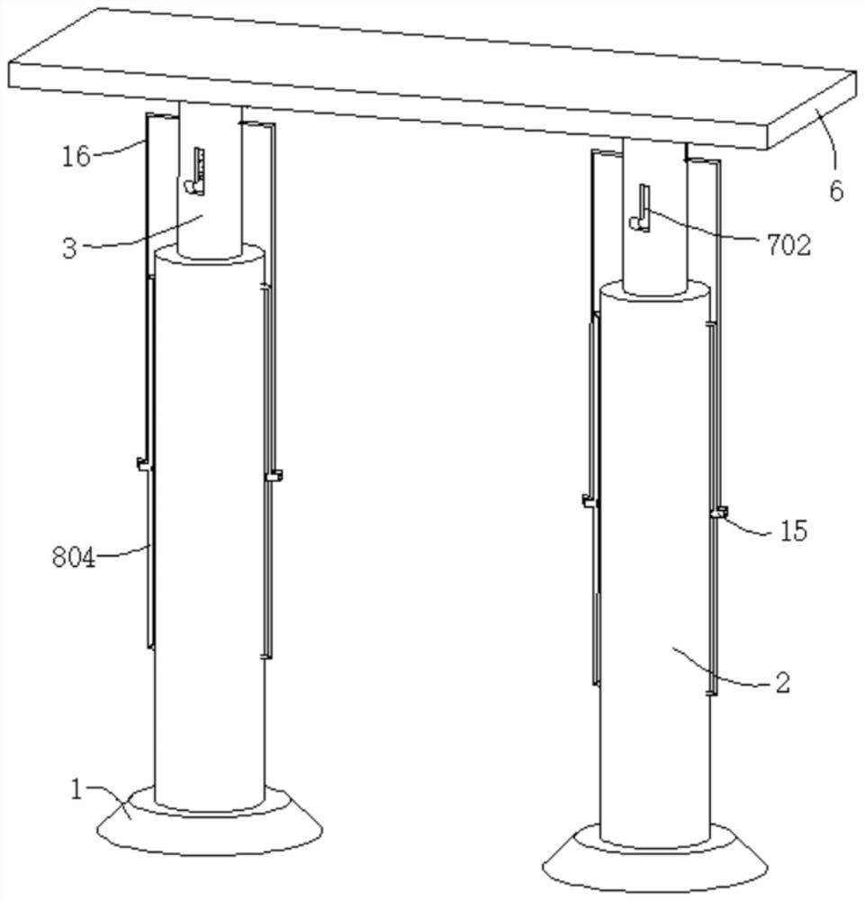 Fabricated supporting structure for interpenetration construction of commercial villa