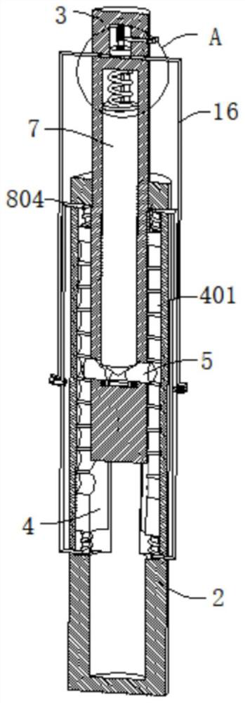 Fabricated supporting structure for interpenetration construction of commercial villa