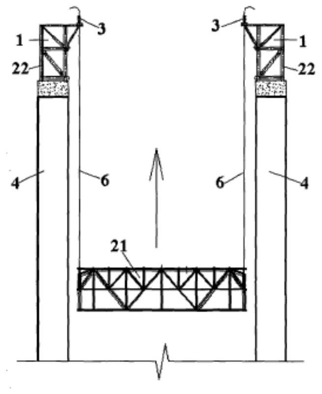 Method and system for integral lifting of asymmetric inner ring truss and cable dome