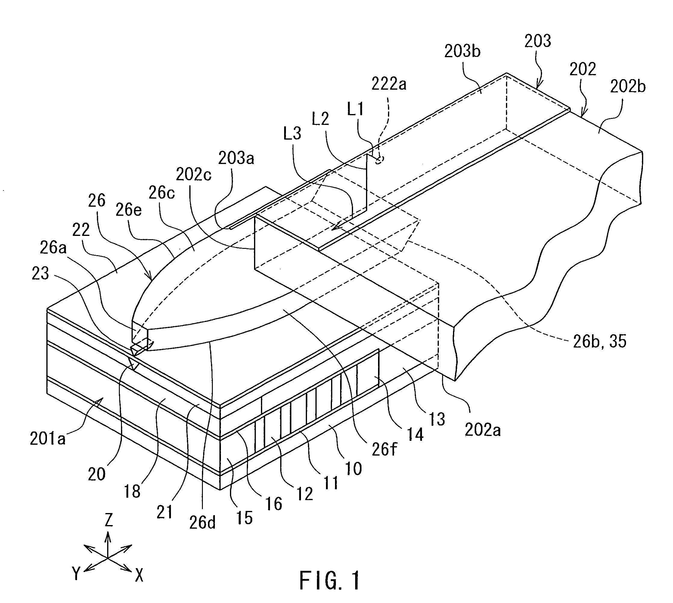 Heat-assisted magnetic recording head with laser diode fixed to slider