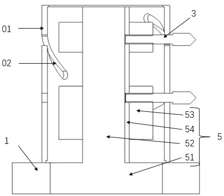 Cylinder cylindrical surface groove line precision detection device and method based on projection trajectory recovery