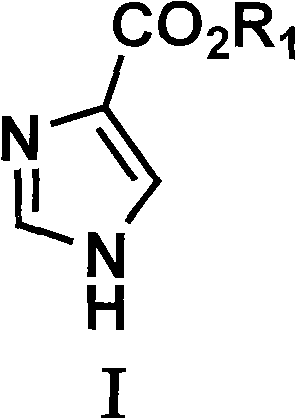 Preparation method of glyoxaline formic ether and derivative thereof