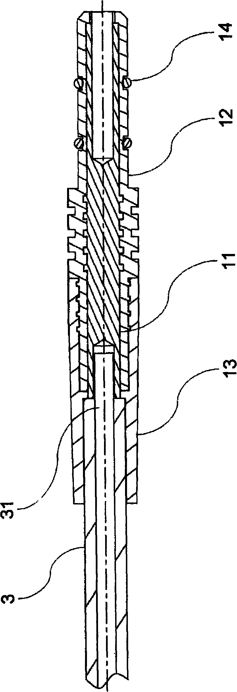 Waterproof connector structure